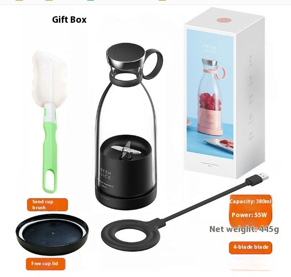 350ML Electric Juicer Blender Mixer USB Rechargeable Machine Household Portable Blender Maker Cup Kitchen Tool Kit Delight Stuffz