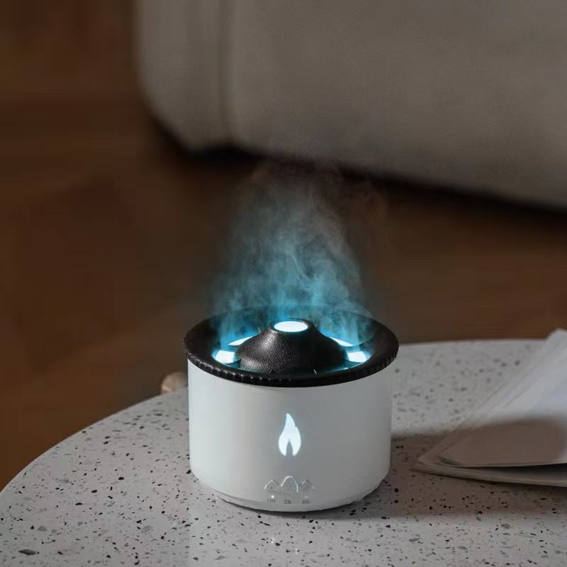 New Creative Ultrasonic Essential Oil Humidifier Volcano Aromatherapy Machine Spray Jellyfish Air Flame Humidifier Diffuser Delight Stuffz