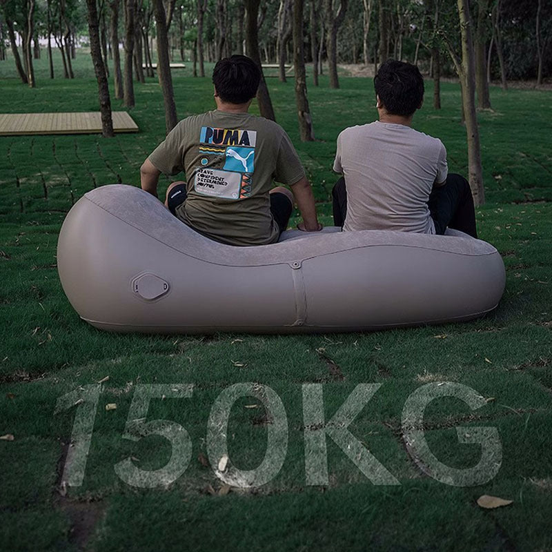 One-piece Automatic Inflatable Sofa Outdoor Sports Lazy Sofa Bed Folding Portable Camping Camping Sofa