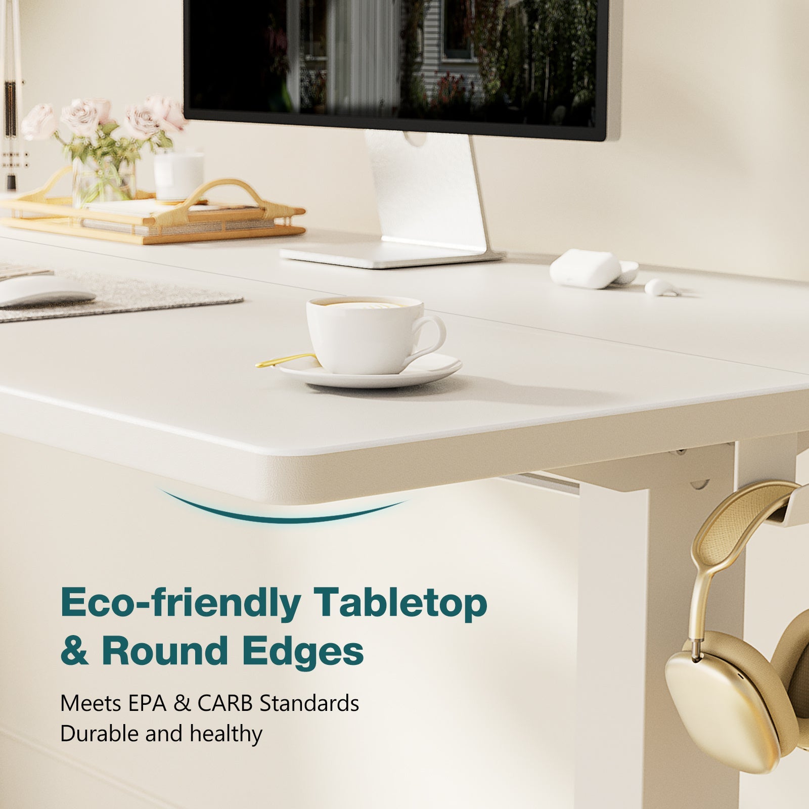 Ergonomic Height Adjustable Table Delight Stuffz