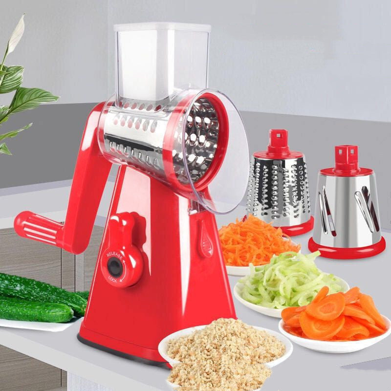 Multi-functional Vegetable Cutter Hand Drum Vegetable Cutter Slicer Delight Stuffz