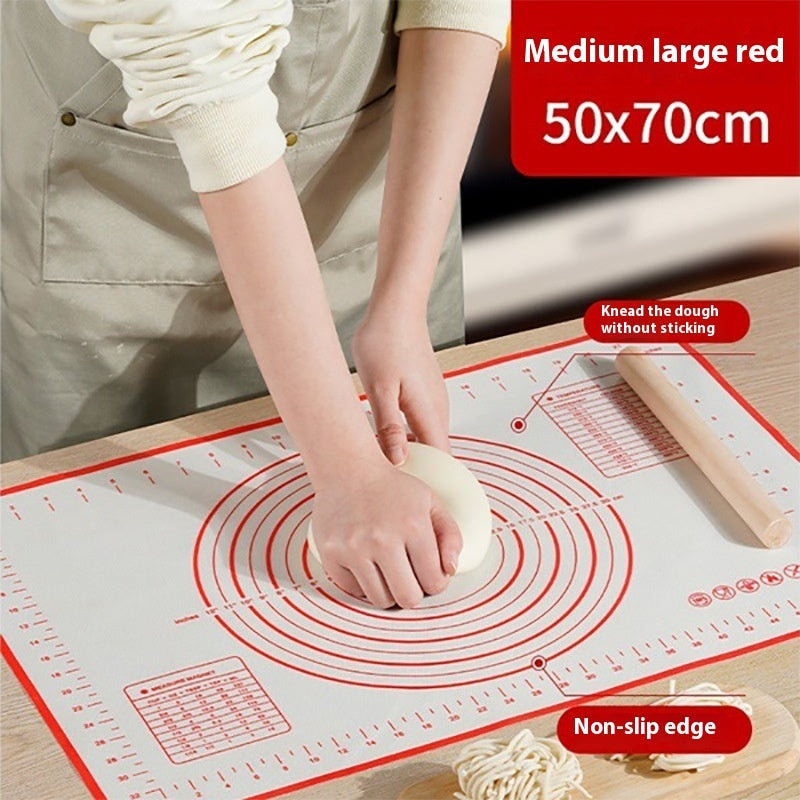 Dough Kneading Household Rolling Cloth Non-slip Non-stick Silicone Mat Delight Stuffz